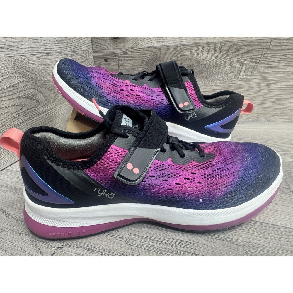 Ryka Women's Gradient Pink Purple Blue Athletic Sneakers